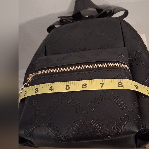Juicy Couture Black Backpack With Bow & Heart Detail - Picture 9 of 10